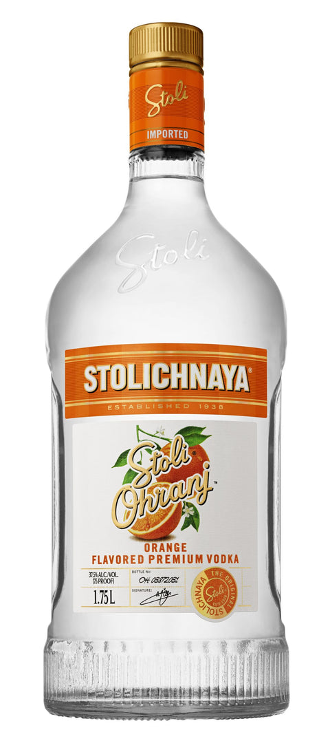 Stoli Ohranj Flavored Vodka (Orange) 1.75 L