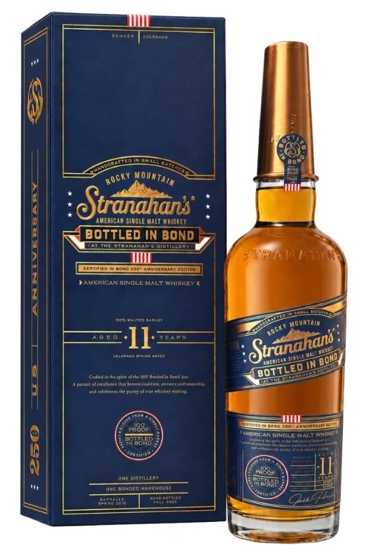 Stranahan's 11 Year Bottled in Bond American Single Malt Whiskey 750ml