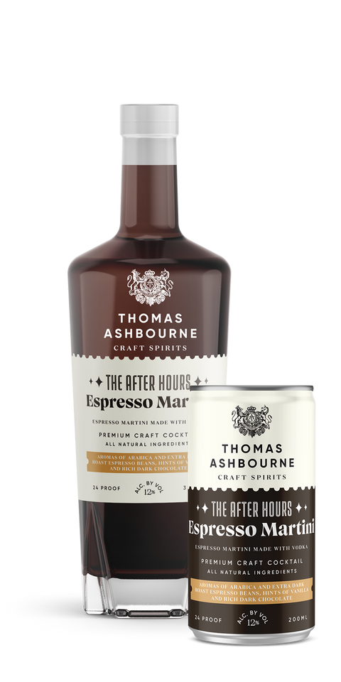 Thomas Ashbourne Craft Spirits The After Hours Espresso Martini  (4 Pack) 200 ml