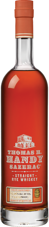 Thomas H. Handy Sazerac barrel proof straight rye whiskey 750ml bottle