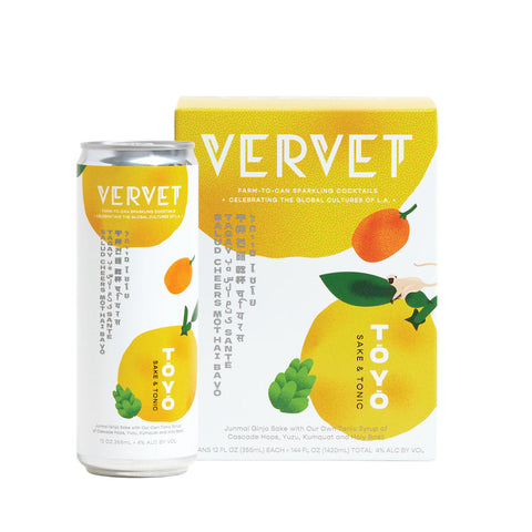 Vervet Vervet Toyo Sake & Tonic (4 Pack)12 FL 1420ml