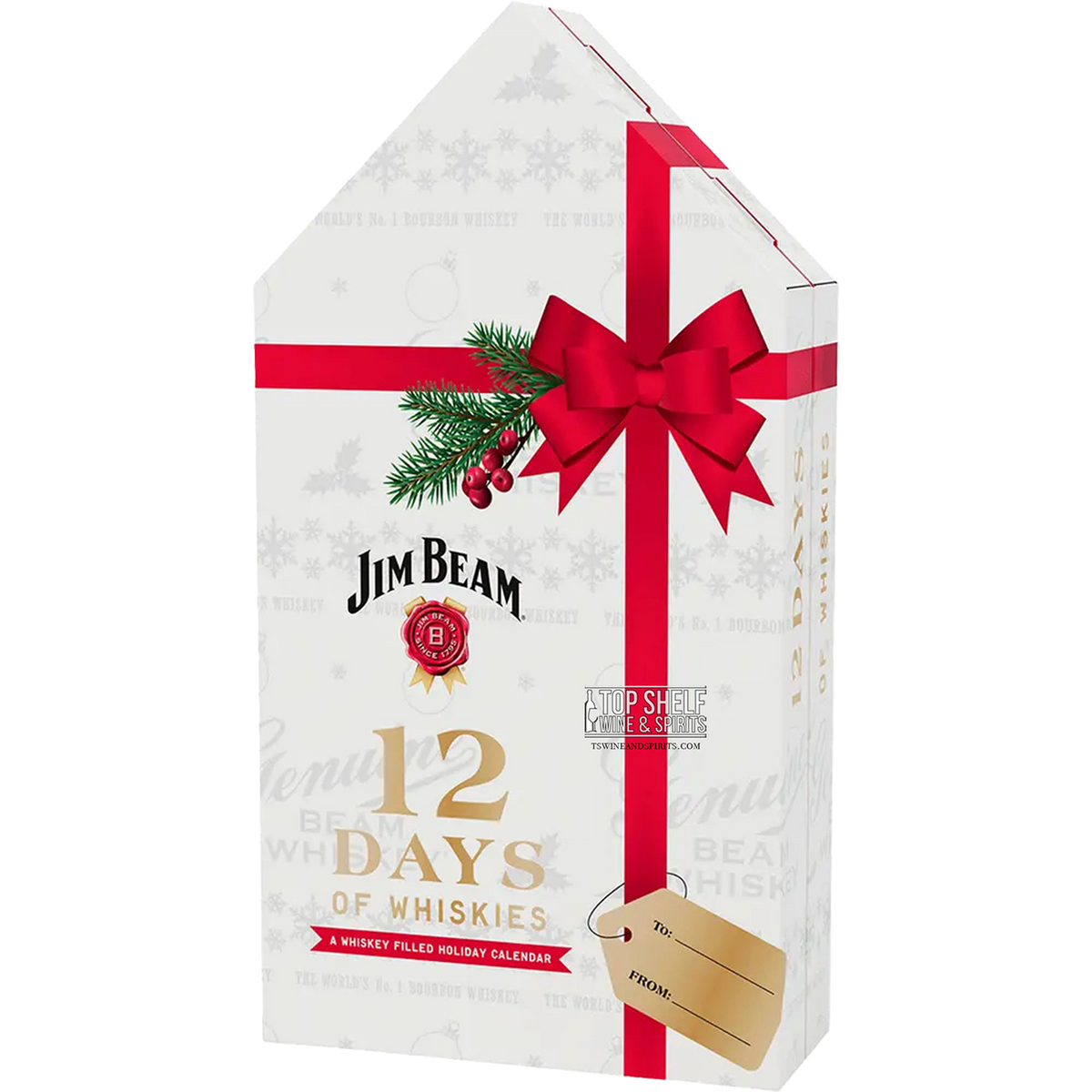 Jim Beam 12 days of whiskey Advent Holiday Calendar 50ml
