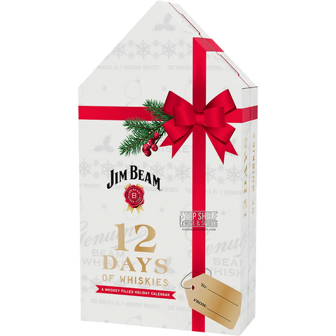 Jim Beam 12 days of whiskey Advent Holiday Calendar 50ml