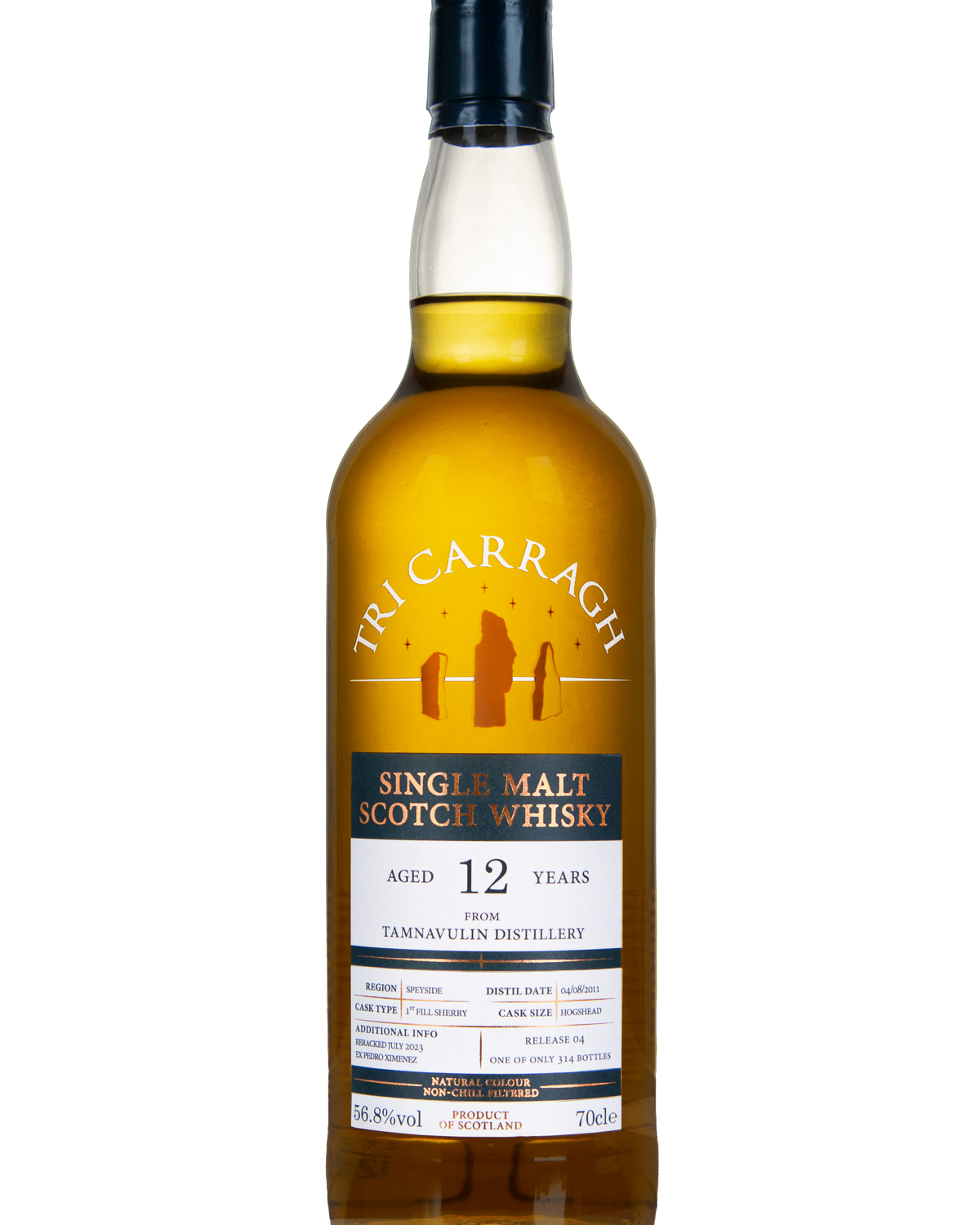The Whiskey Lab Tri Carragh Tamnavulin 12 Year 700ml