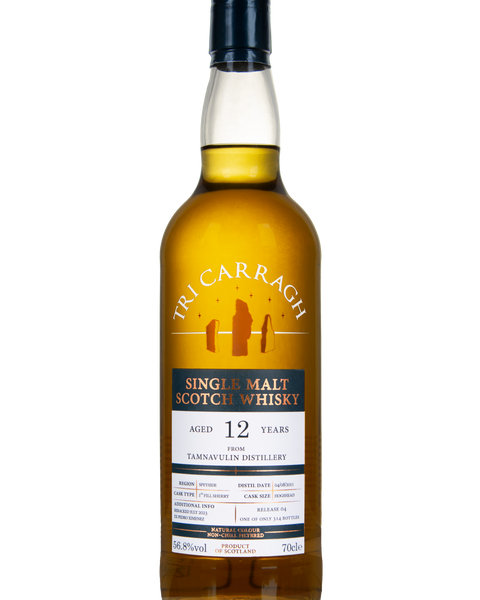 The Whiskey Lab Tri Carragh Tamnavulin 12 Year 700ml