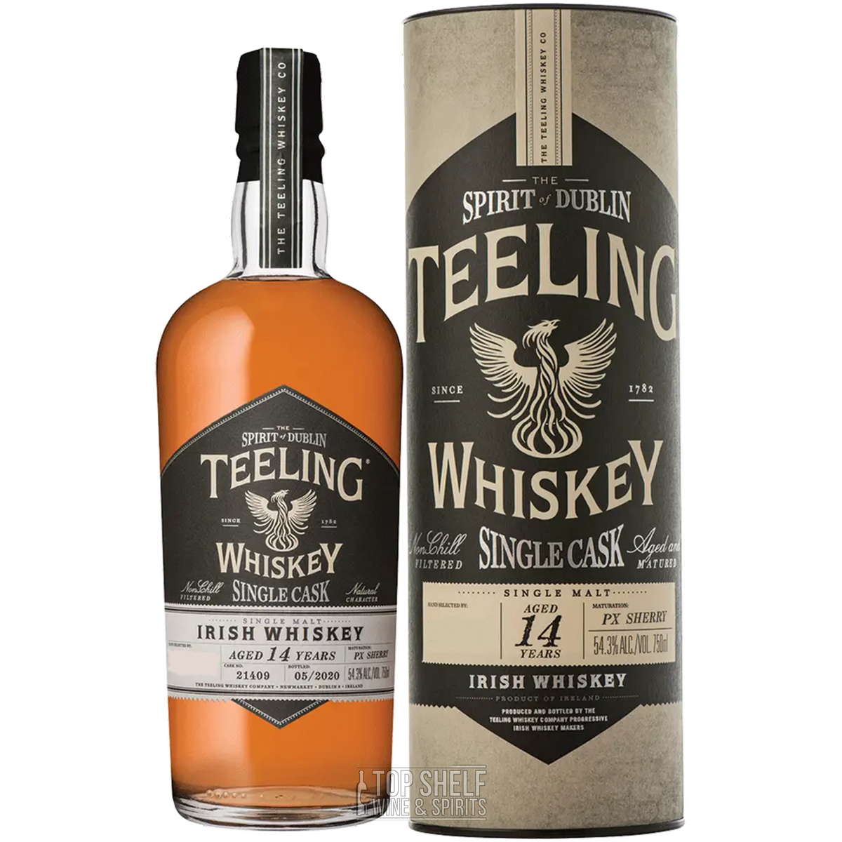 Teeling Single Cask Irish Whiskey 14 year 750ml