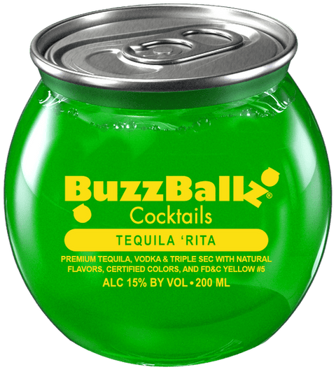 Buzzballz Tequila Rita Cocktails (3 stack/24 pack) 200 ml