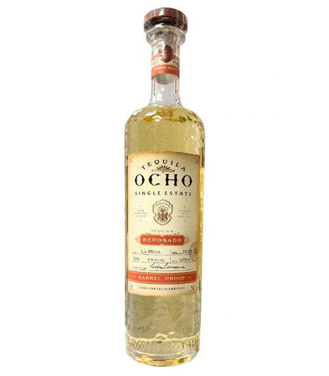 Tequila Ocho Single Estate Reposado La Mesa 2025 Barrel Proof 750ml bottle