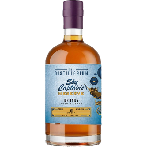 The Distillarium Sky Captain's Reserve 8 Year Brandy 375ml bottle