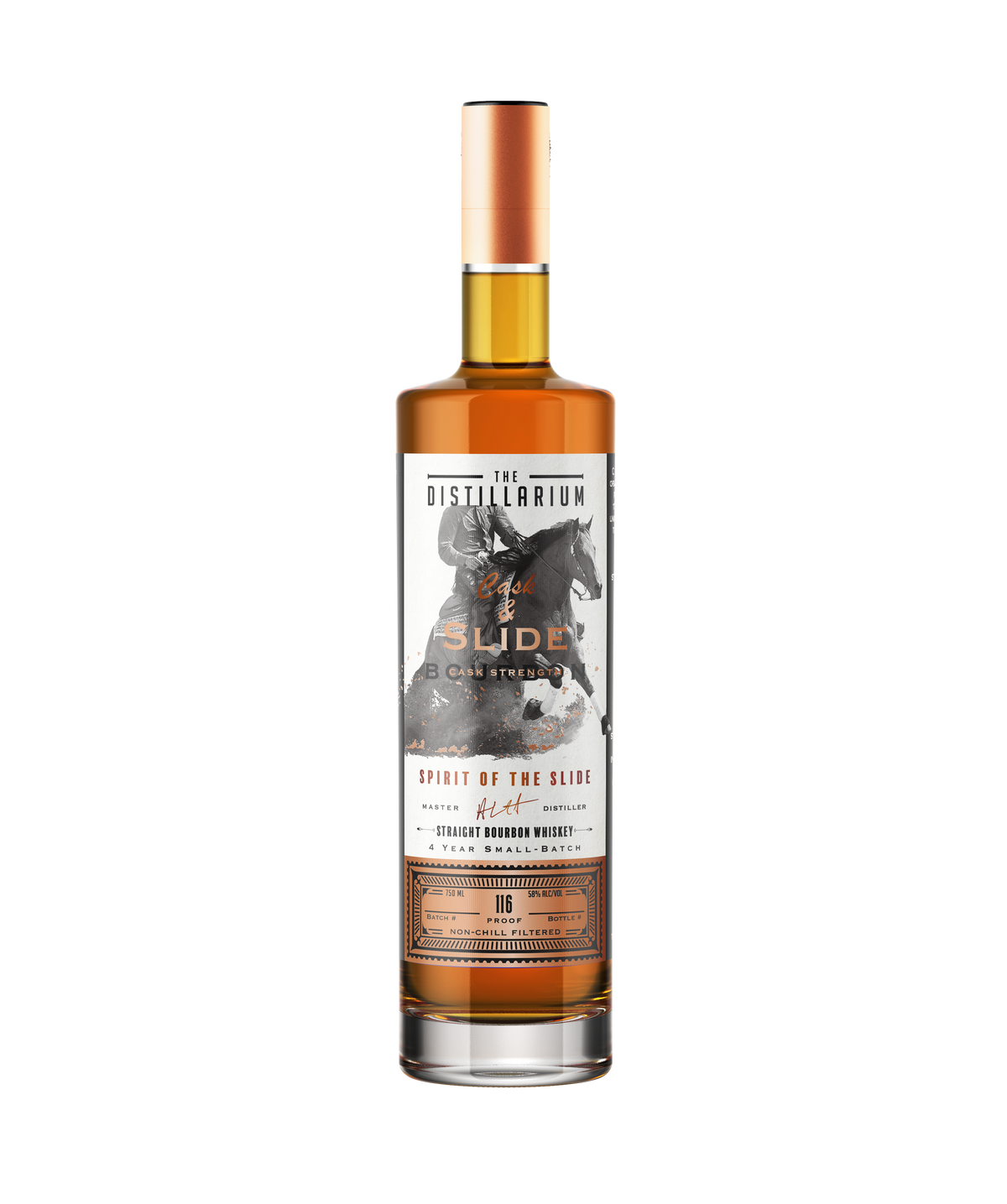 The Distillarium Cask & Slide Straight Bourbon 750ml bottle