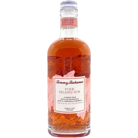 Tommy Bahama Pink Island Gin 750ml bottle