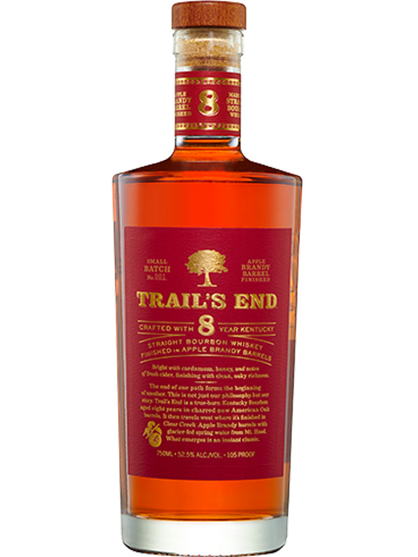 Trails End 8 Year Old Bourbon Finished in Apple Brandy Barrels 750ml