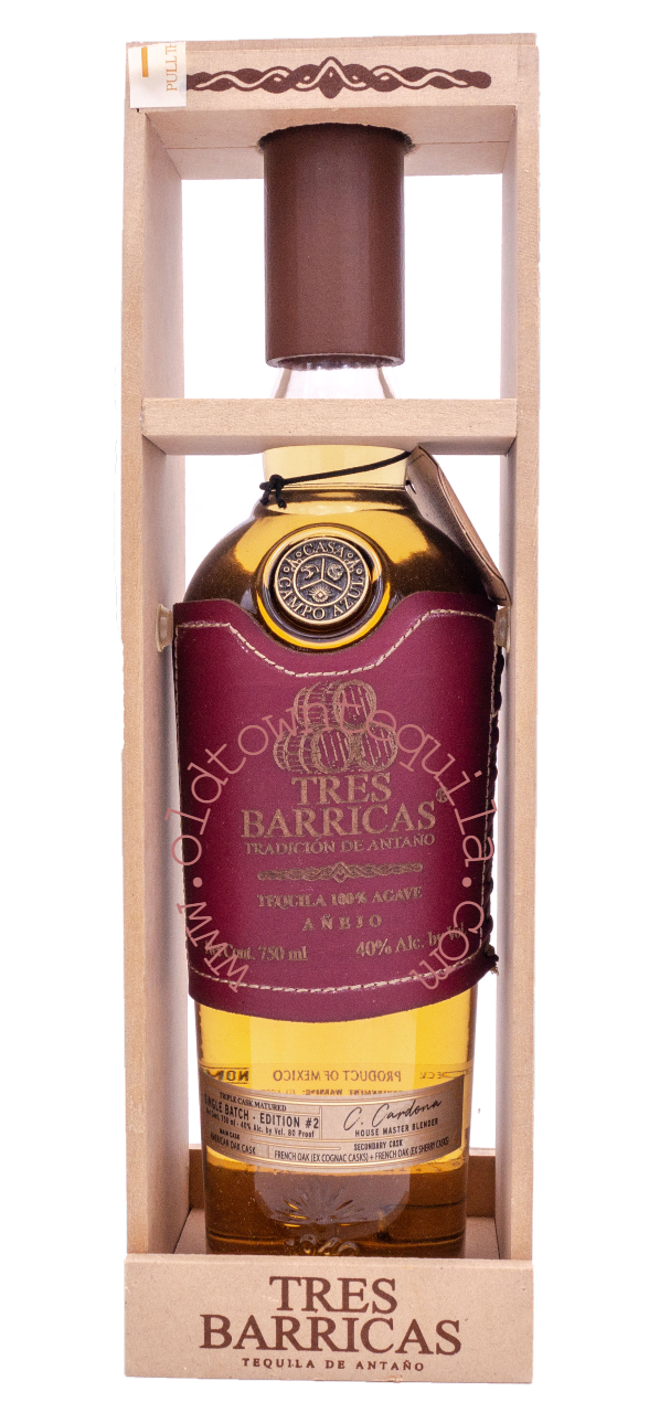 Tres Barricas Anejo #2 Tequila 750ml