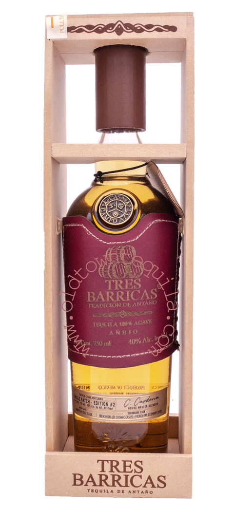 Tres Barricas Anejo #2 Tequila 750ml