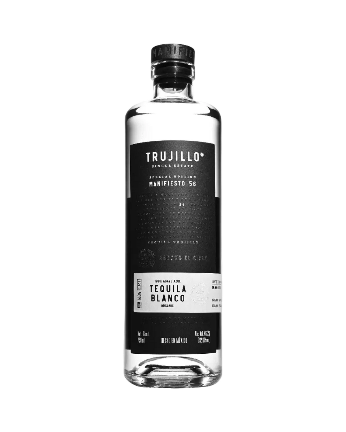 Trujillo Blanco Manifesto 56 Tequila 750ml bottle