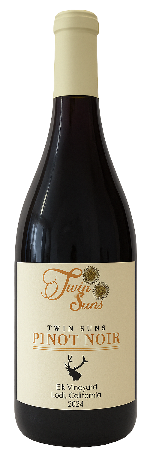 Twin Suns Pinot Noir 2024 750ml bottle