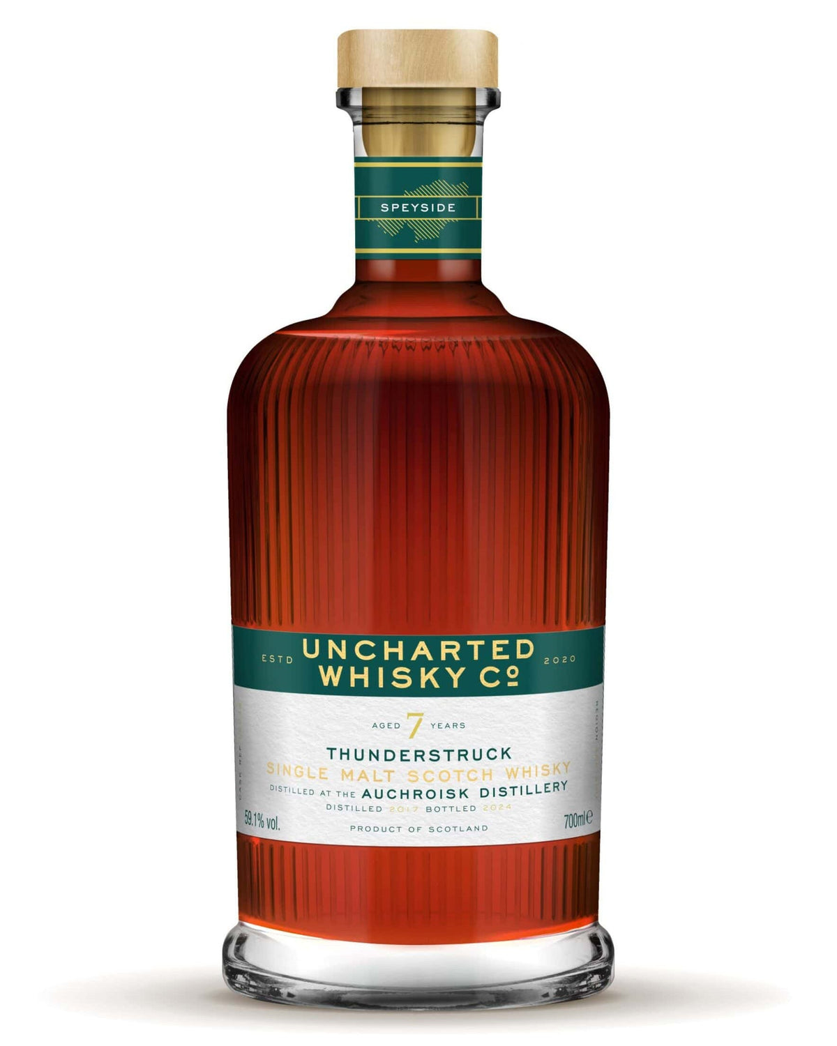 The Whiskey Lab Uncharted Whisky Co. Thunderstruck 7 year 700ml