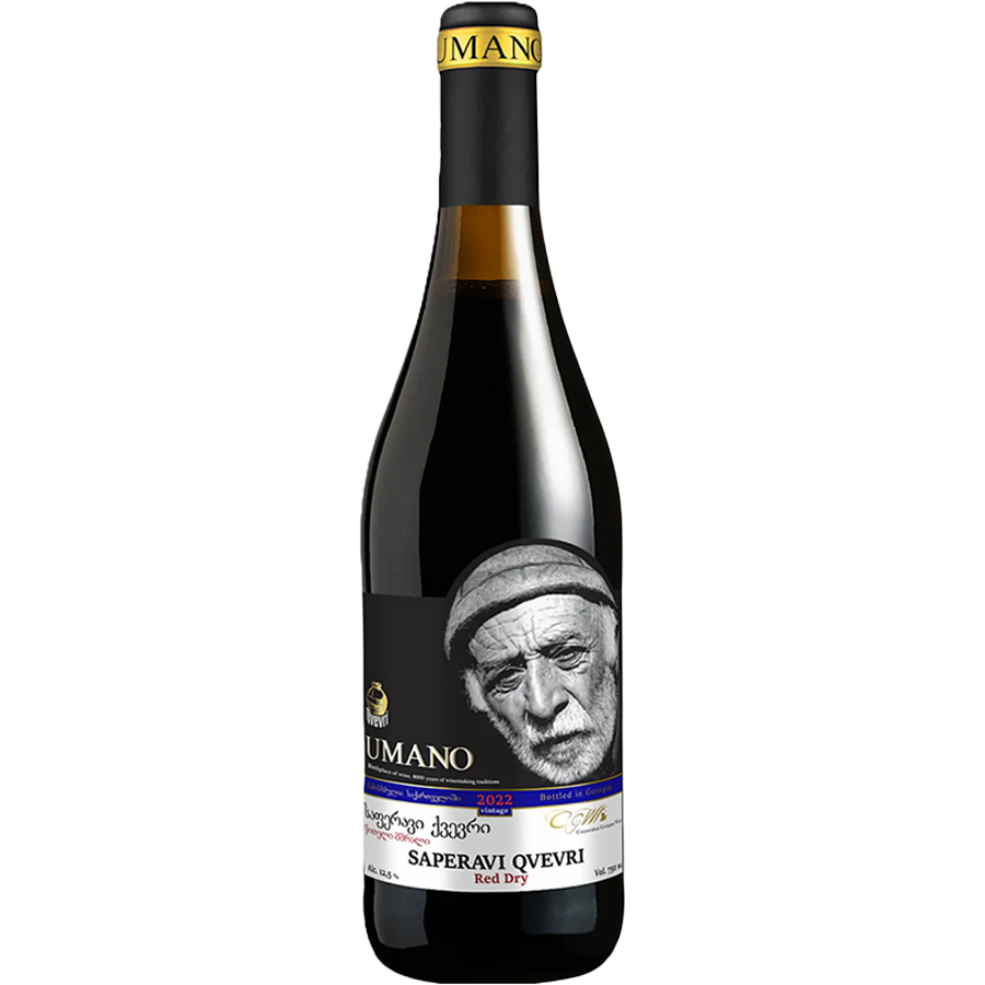 Umano Saperavi Qvevri Dry Red 750ml bottle