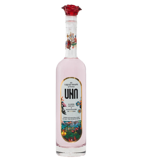 Una Flower Infused Vodka 750ml bottle