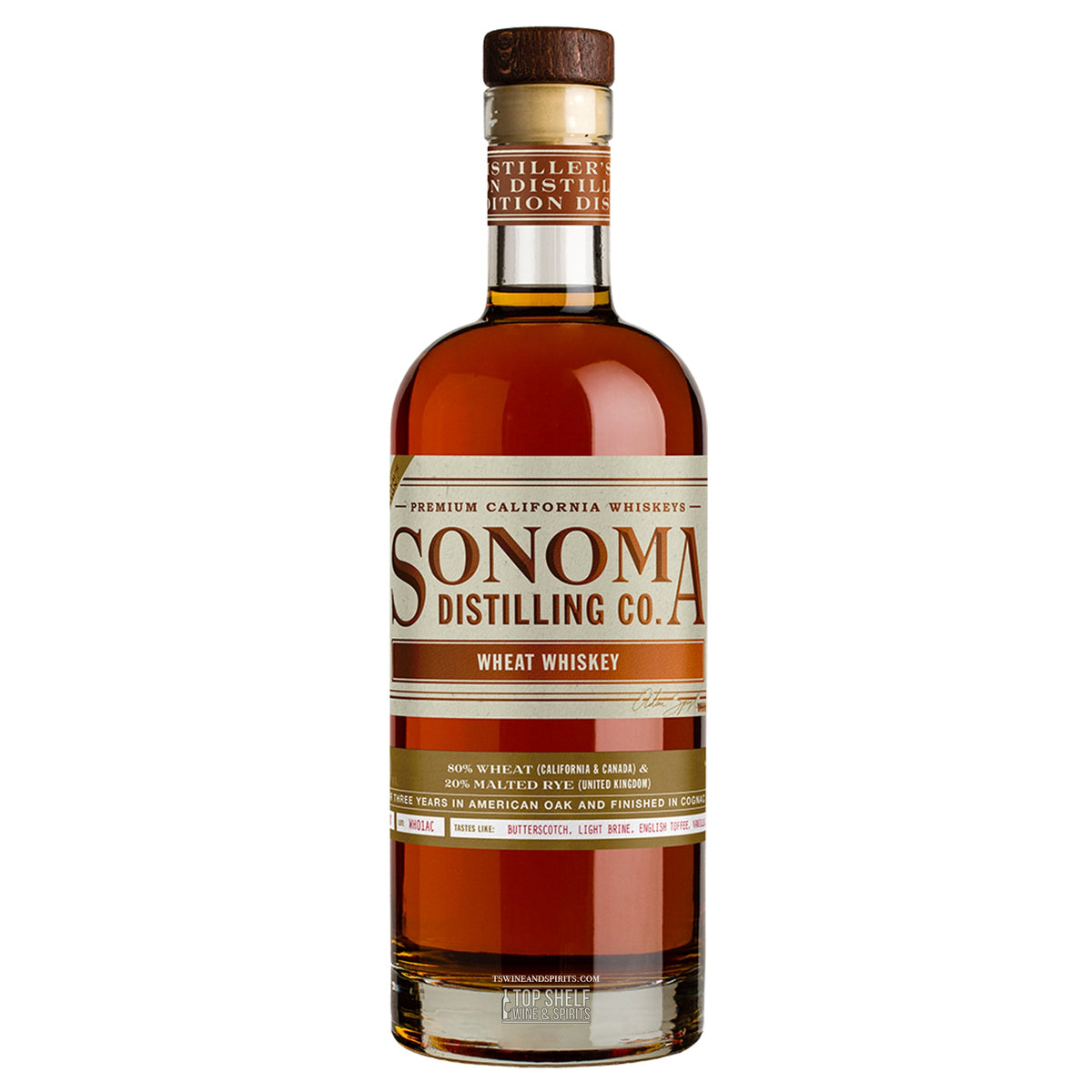 Sonoma Distilling Co. California Wheat Whiskey 750ml bottle