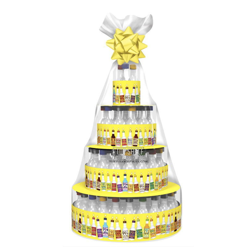 99 Brand Birthday Shot cake Gift Set 99x50ml