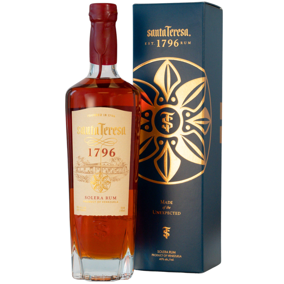 Santa Teresa 1796 Triple Aged Solera Rum 750ml bottle