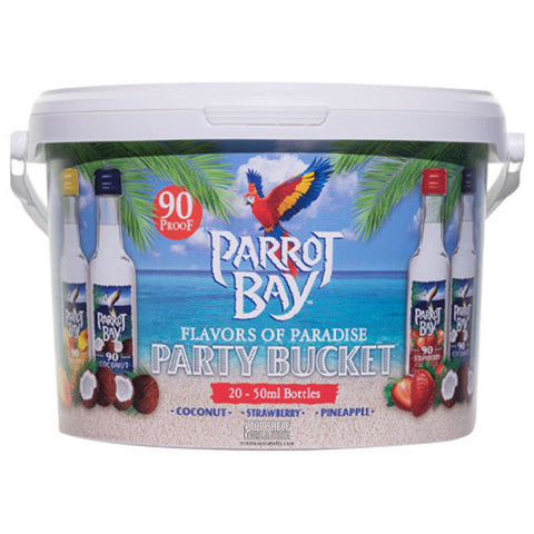 Parrot Bay Party Bucket- (20) 50ml Bottles