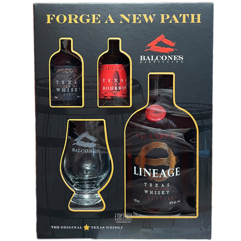 Balcones Lineage Forge A New Path Gift Set 750 ml