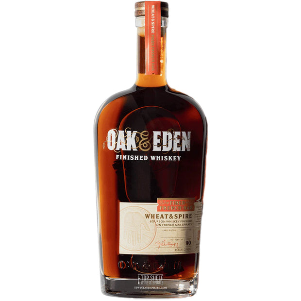 Top Shelf Oak and Eden Wheat and Spire Bourbon Whiskey 750ml