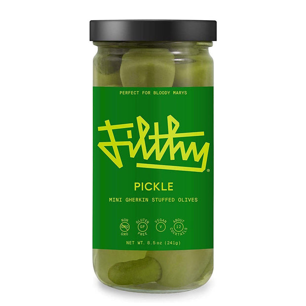 Filthy Foods Pickle Olives 8.5 oz