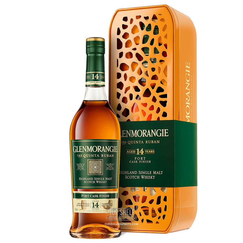 Glenmorangie The Quinta Ruban Giraffe Gin Tin 14 year 750ml