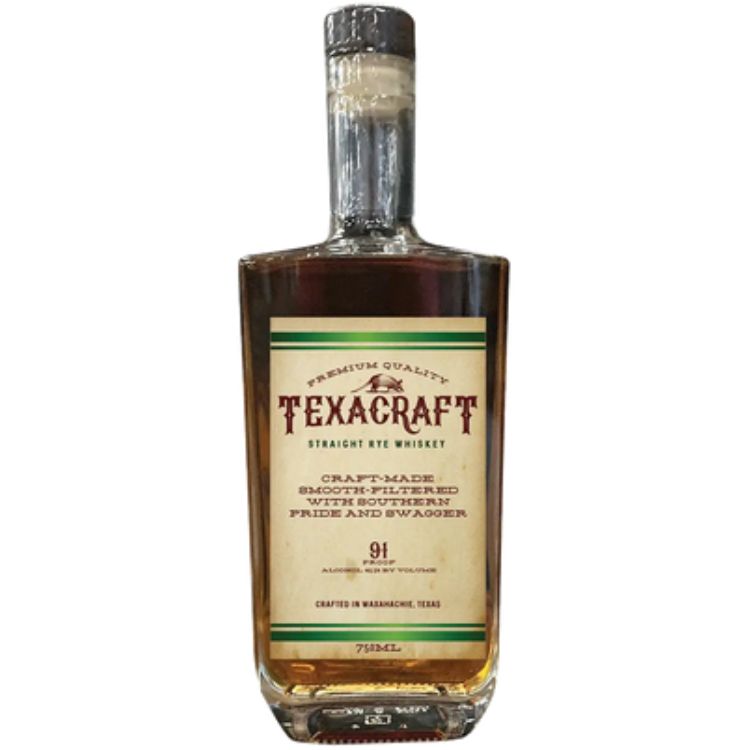 Texascraft Straight Rye Whiskey 750ml