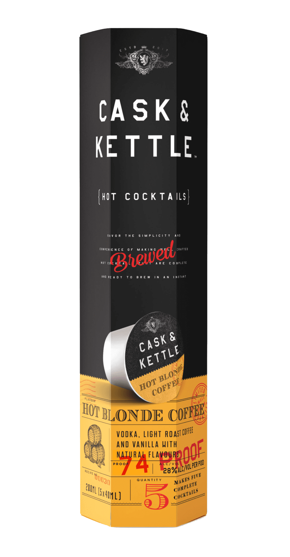 Cask & Kettle Hot Blonde Coffee