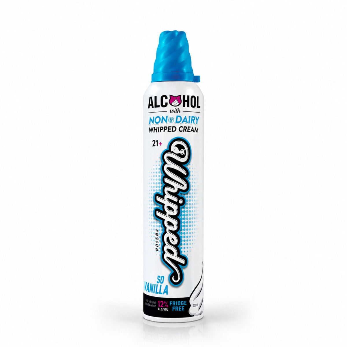 Whipped Fusion So Vanilla Alcohol-Infused Whipped Cream 375ml can