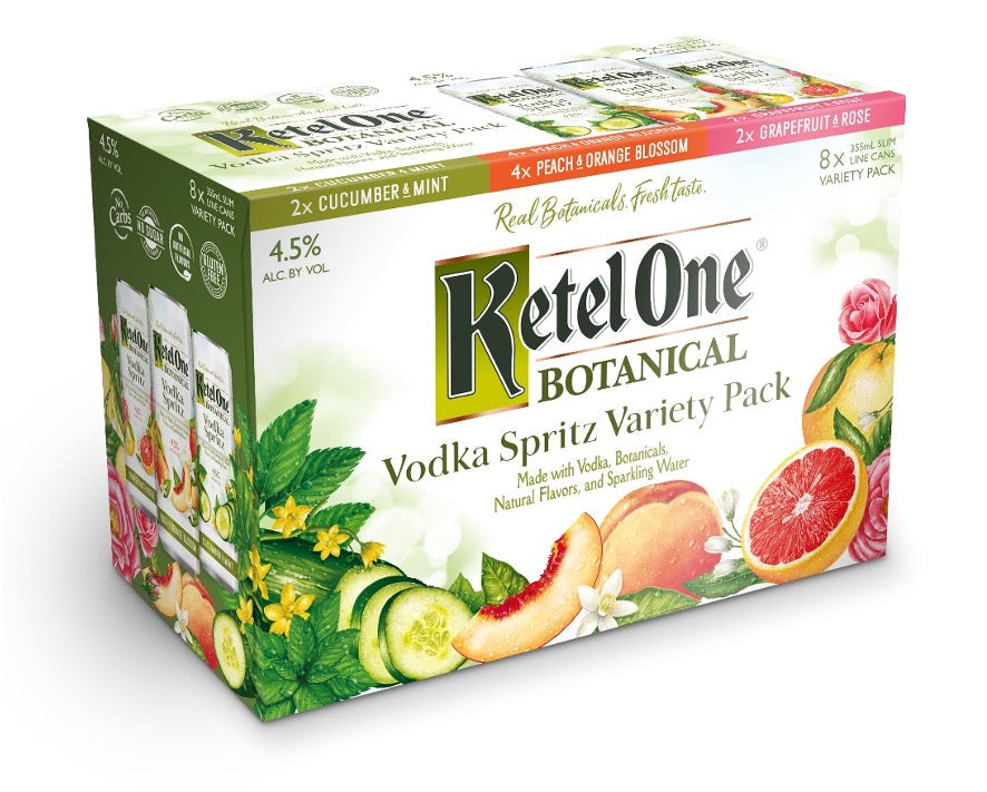Ketel One Botanical Vodka Spritz Variety Pack 8-pack