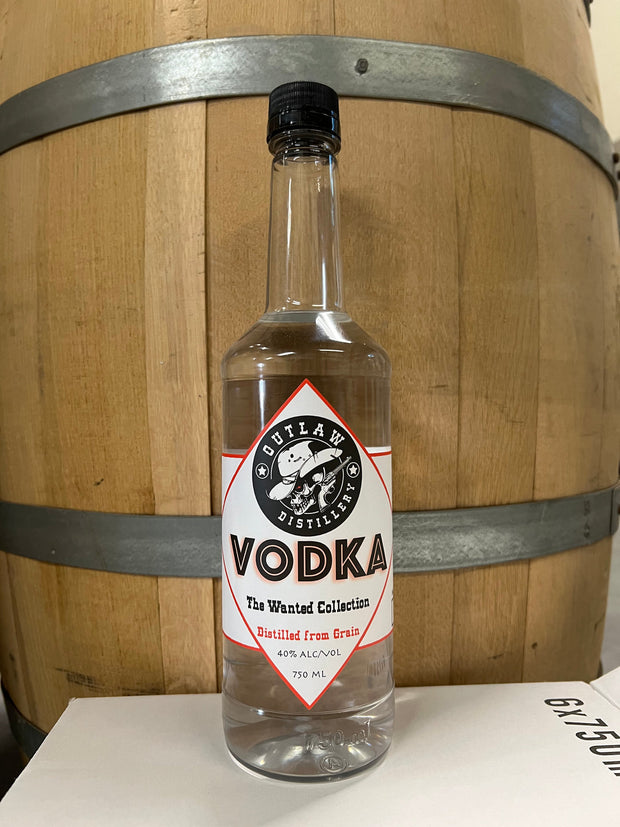 Outlaw Distillery Vodka The Wanted Collection 750 ML