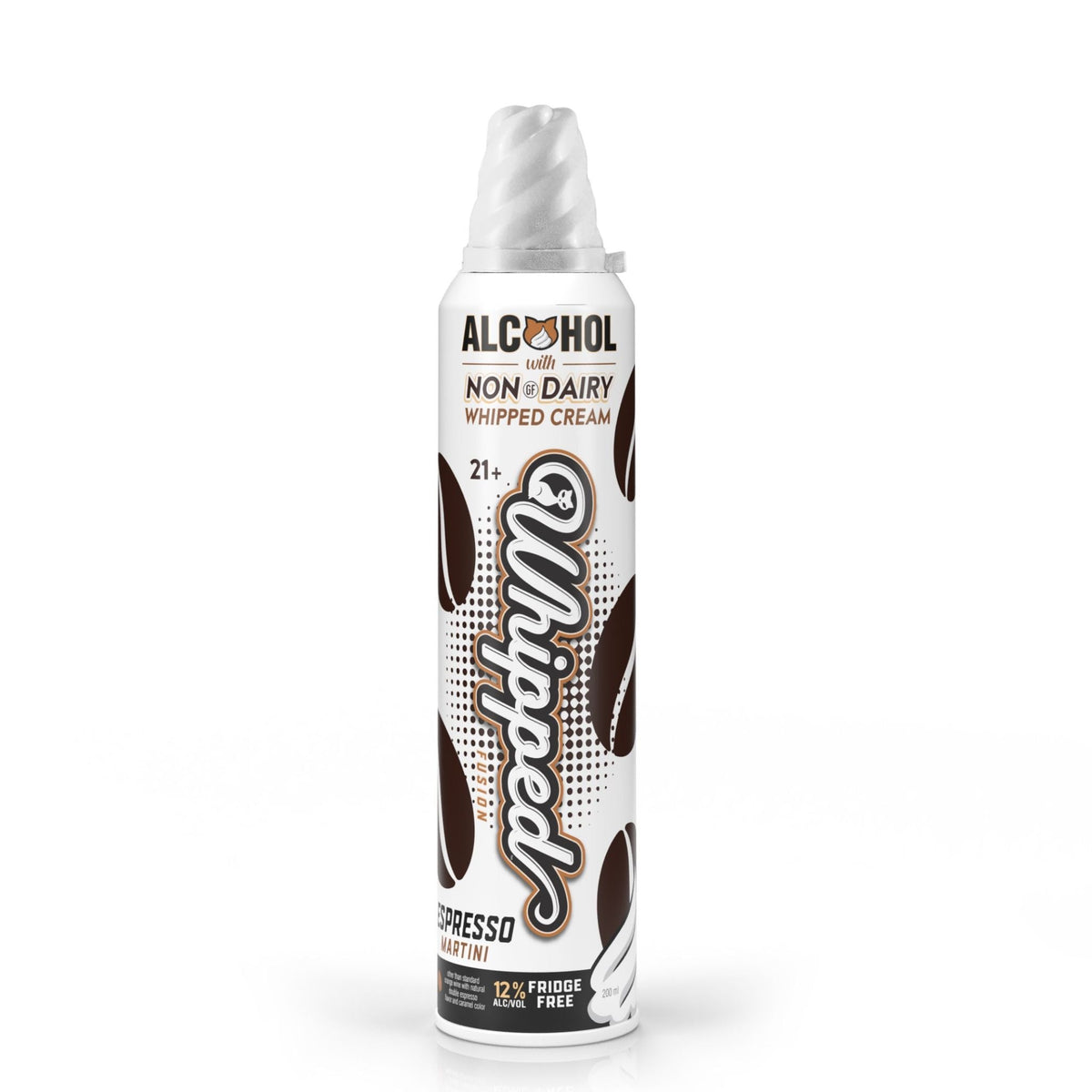 Whipped Fusion Espresso Martini Alcohol-Infused Whipped Cream 200ml can