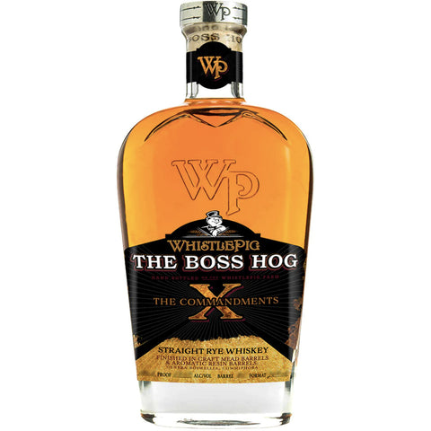 WhistlePig The Boss Hog X The Commandments Straight Rye 750 ml