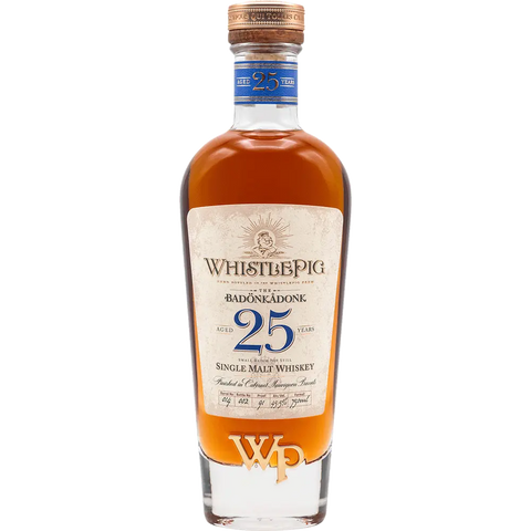 WhistlePig The Badonkadonk 25 Year single malt whiskey finished in Cabernet Sauvignon barrels 750ml