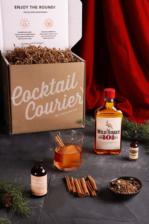 Cocktail Courier Avital: Spiced Cranberry Old Fashioned Mini