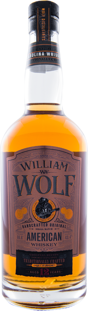 William Wolf 12 Year Old American Whiskey 750ml bottle