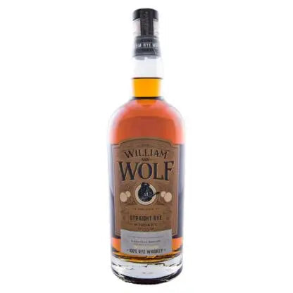 William Wolf Straight Rye Whiskey 750ml bottle