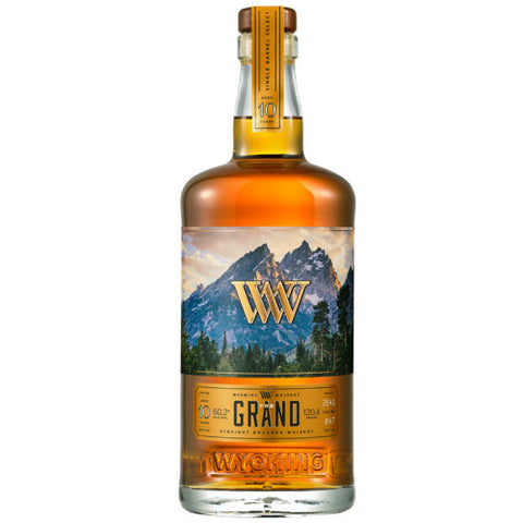 Wyoming Whiskey The Grand Barrel No. 2641 single barrel straight bourbon 120.4 proof 750ml