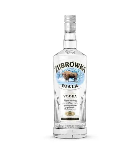 Zubrowka Biala Vodka 1L bottle