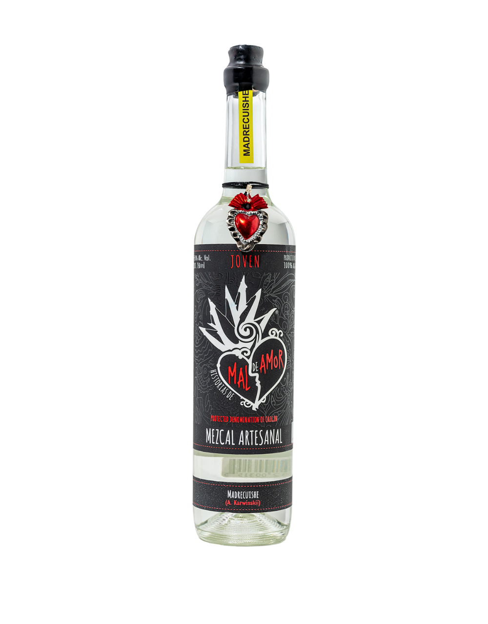 Mal De Amor Madre Cuishe Mezcal Artesanal Joven 750 ml