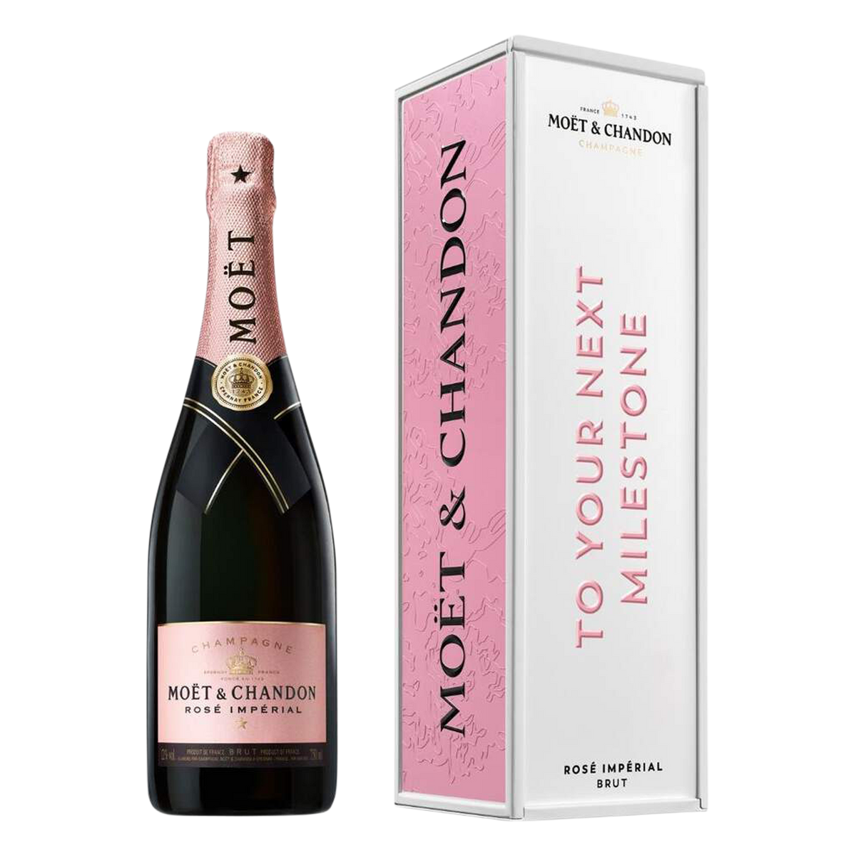 Moet & Chandon Rose Imperial "To Your Next Milestone" 750ml