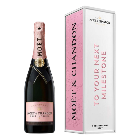 Moet & Chandon Rose Imperial "To Your Next Milestone" 750ml