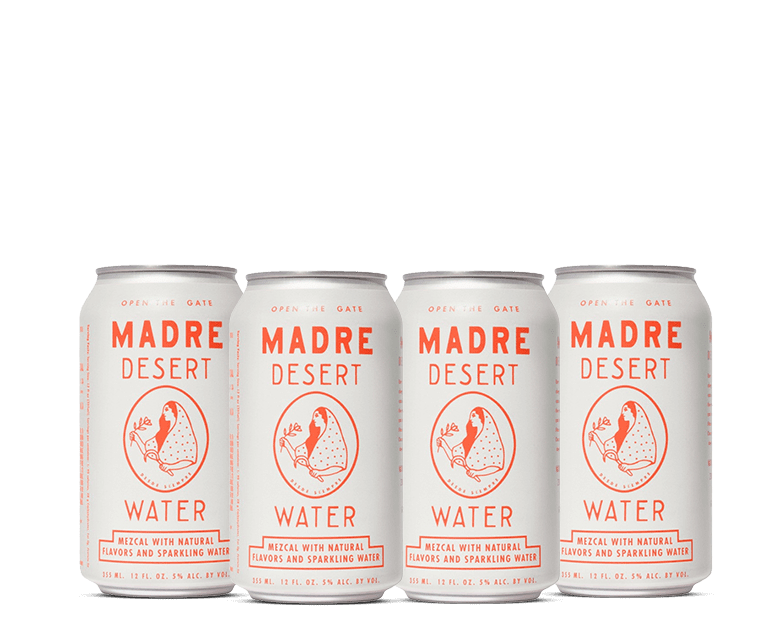 Madre Desert Water Madre Mezcal Original (4 Pack) 355 ML