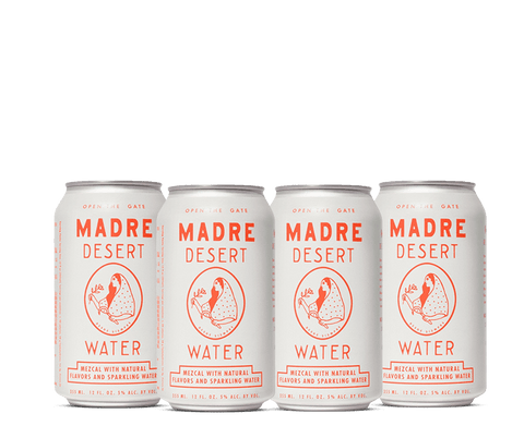 Madre Desert Water Madre Mezcal Original (4 Pack) 355 ML