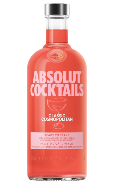 Absolut Cocktails Classic Cosmopolitan Ready to Serve 750 ml